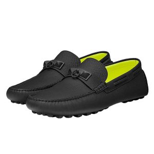 Giày Hermès Irving Epsom Leather Moccasin Màu Đen Size 41 - Duy Hoang