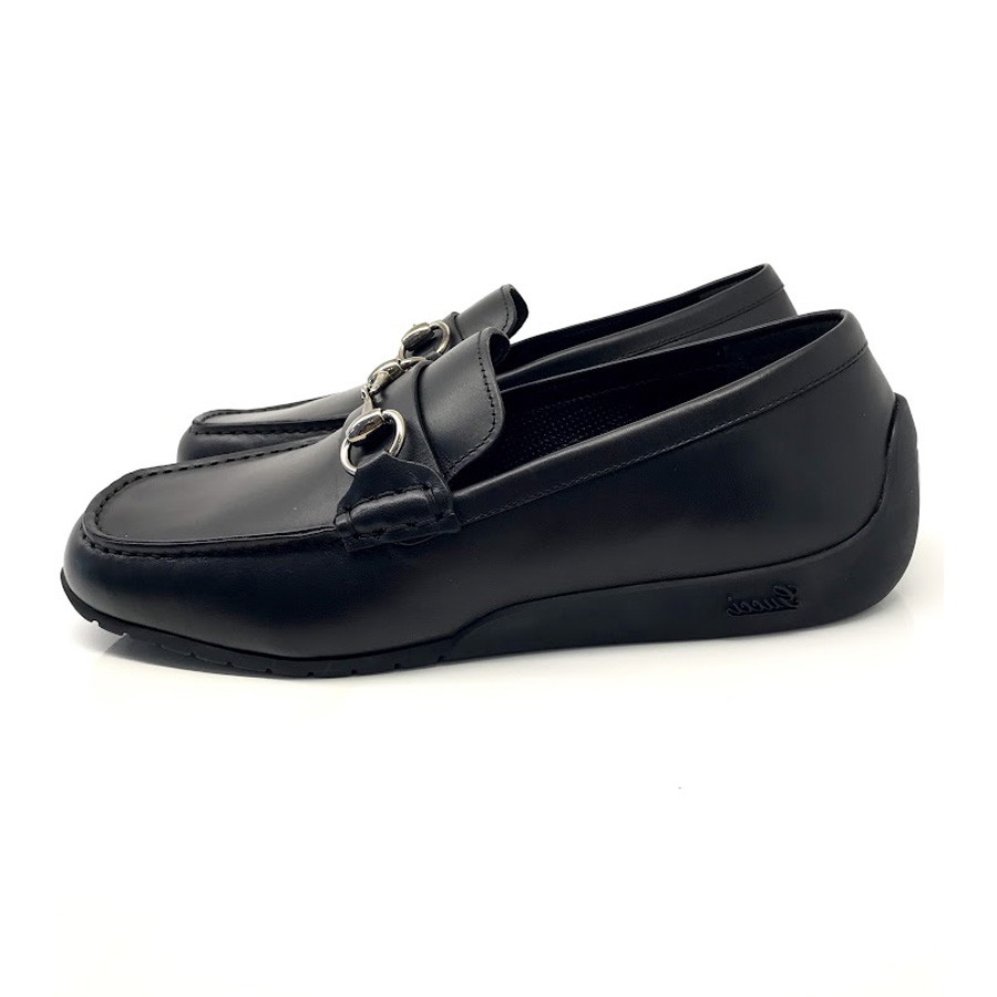 Giày Lười Gucci Leather Slipper Loafers 395314 Màu Đen Size 39.5 - Duy Hoang
