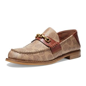 Giày Lười Coach Putnam Loafer In Signature Canvas G2425 Màu Nâu Size 35.5 - Duy Hoang