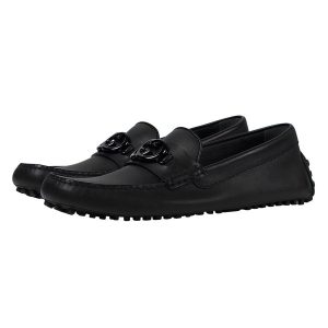 Giày Lười Nam Gucci Men's Driver With Interlocking G 6923791XH00 1000 Màu Đen Size 7 - Duy Hoang