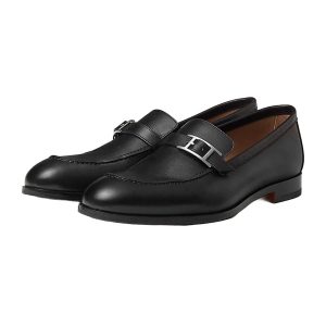 Giày Lười Nam Hermès Monterey Loafer Noir Màu Đen Size 39 - Duy Hoang