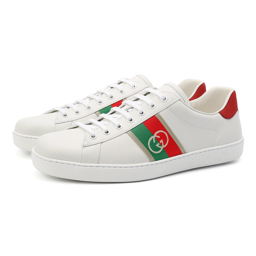 Giày Sneaker Gucci Interlocking G Web Ace 644749 Màu Trắng Size 5 - Duy Hoang