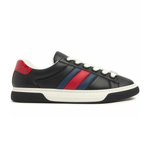 Giày Sneakers Nam Gucci Hyper Ace Leather 791394 Màu Đen Size 6 - Duy Hoang