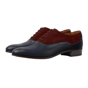 Giày Tây Nam Gucci Lace-Up Shoe With Double G Màu Xanh Đen Size 40 - Duy Hoang