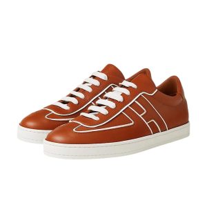 Giày Thể Thao Hermès Boomerang Sneaker H232815ZHNH400 Màu Nâu Size 41 - Duy Hoang