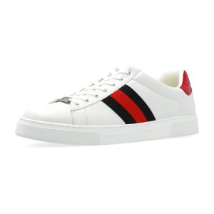 Giày Thể Thao Nam Gucci Men's Ace Sneaker Màu Trắng - Đỏ Size 39.5 - Duy Hoang