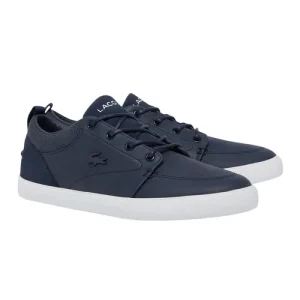 Giày Thể Thao Nam Lacoste Bayliss Leather Sneakers 49CMA0044 092 Màu Xanh Navy Size 39.5 - Duy Hoang