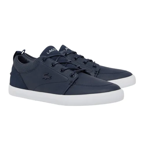 Giày Thể Thao Nam Lacoste Bayliss Leather Sneakers 49CMA0044 092 Màu Xanh Navy Size 39.5 - Duy Hoang