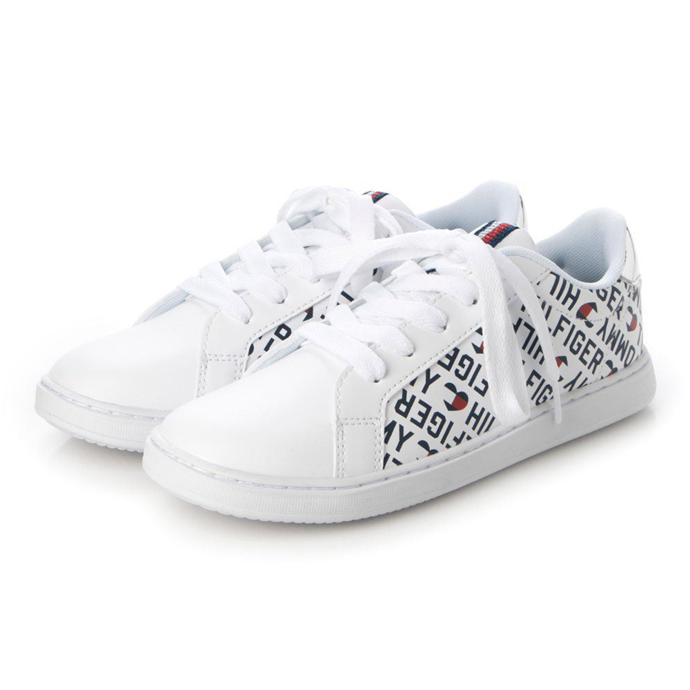Giày Thể Thao Nam Tommy Hilfiger Iconic Court Repeat Graphic Màu Trắng - Duy Hoang