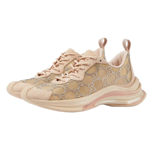Giày Thể Thao Nữ Gucci Run GG Mesh Sneaker Pink 758088 FACG4 9942 Màu Hồng Nâu Size 35 - Duy Hoang