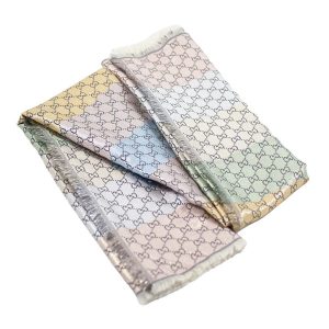 Khăn Choàng Gucci Jacquard Scarf 558274 9304 Phối Màu - Duy Hoang