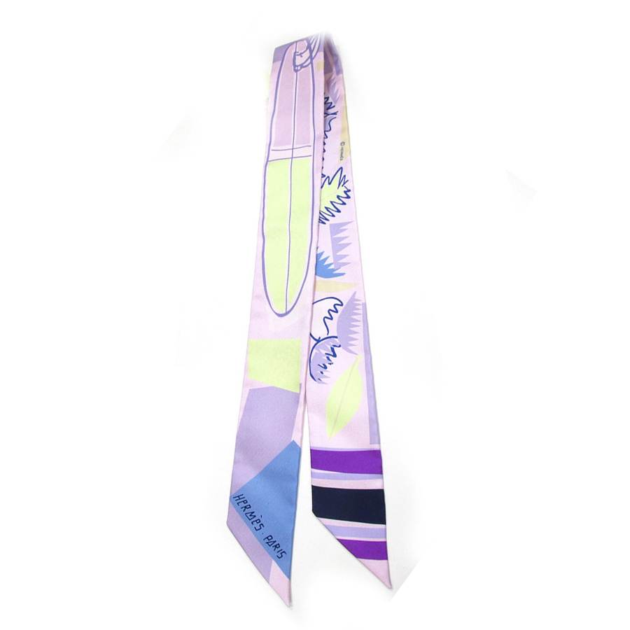 Khăn Nữ Hermès Surf And Fun Twilly Scarf Phối Màu - Duy Hoang