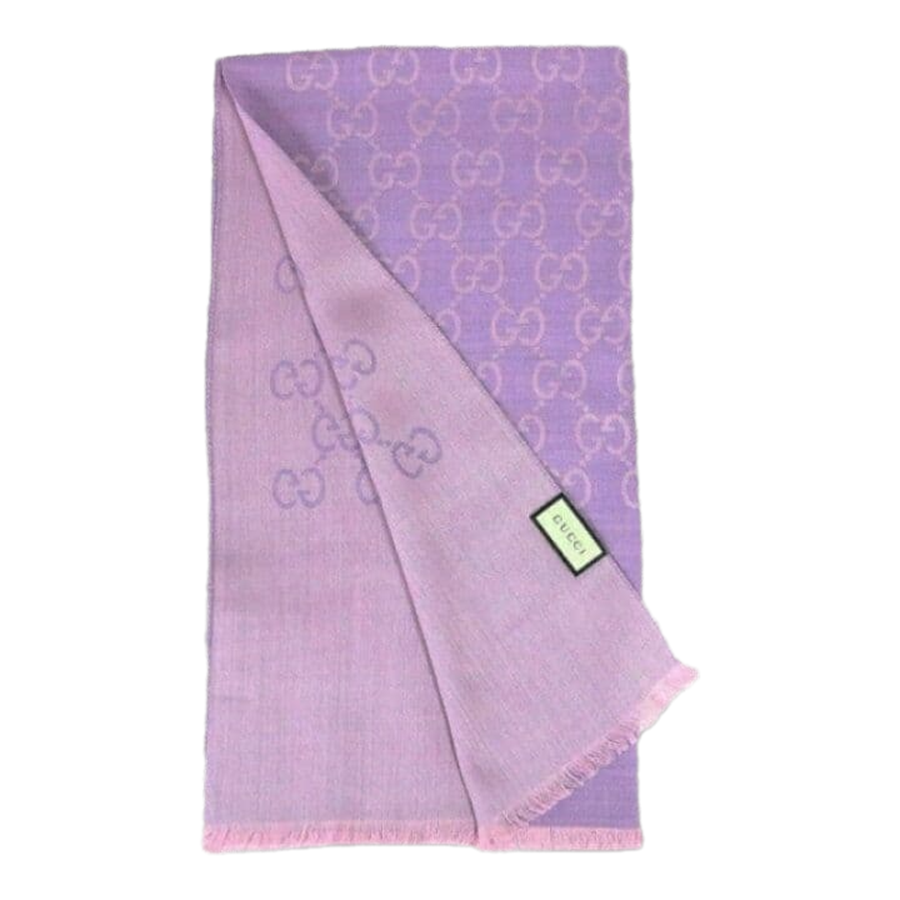 Khăn Quàng Cổ Gucci Scarf Shawl Stole Màu Tím - Duy Hoang