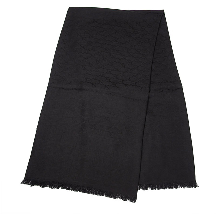Khăn Quàng Cổ Unisex Gucci 3875633G6461000 Màu Đen - Duy Hoang