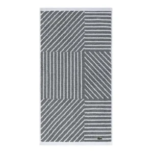Khăn Tắm Lacoste Guethary Hand Towel 4000000295 Meteorite Màu Xám Tro - Duy Hoang