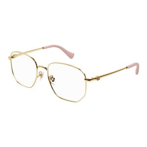 Kính Mắt Cận Nữ Gucci Eyeglasses GG1420OK 003 Màu Vàng Gold - Duy Hoang