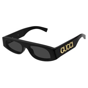 Kính Mát Nữ Gucci Geometric Shaped Frame Black GG1771S 001 Sunglasses Màu Đen - Duy Hoang