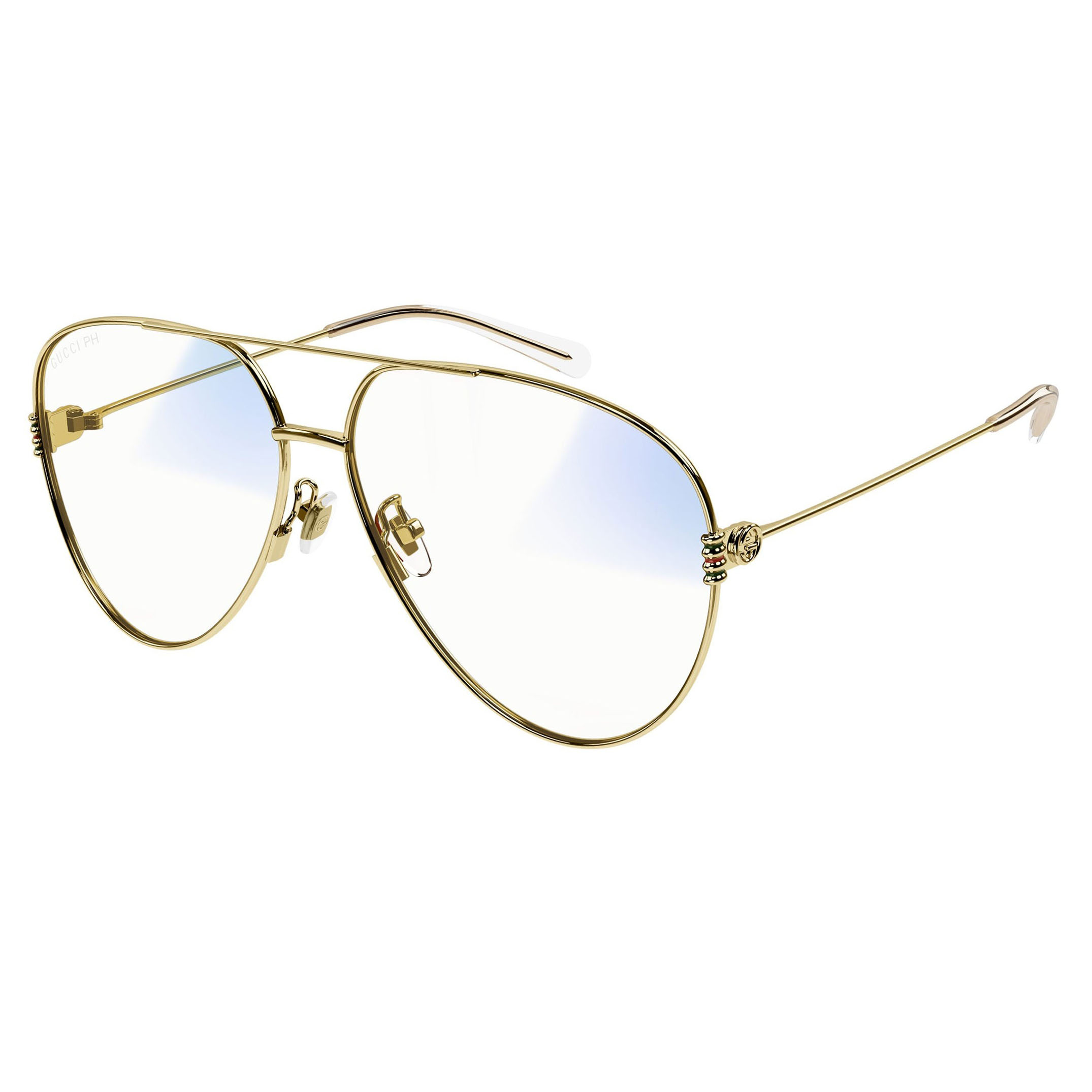 Kính Mát Gucci GG1280S 001 Màu Xanh Vàng - Duy Hoang