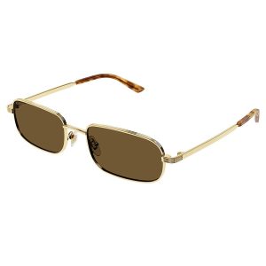 Kính Mát Gucci GG1457S 002 Sunglasses Gold Brown Màu Vàng Nâu - Duy Hoang