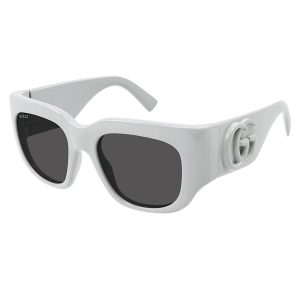 Kính Mát Gucci GG1545S 003 Shiny Grey Sunglasses Màu Xám - Duy Hoang