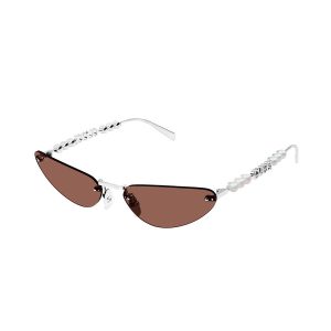 Kính Mát Gucci GG1920S 002 Silver Cat Eye Sunglasses Màu Nâu - Duy Hoang