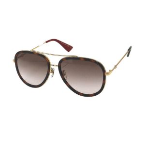 Kính Mát Gucci Sunglasses GG0062S Màu Nâu - Duy Hoang