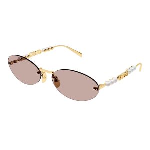 Kính Mát Nữ Gucci Sunglasses GG1922S 004 Màu Vàng Hồng - Duy Hoang