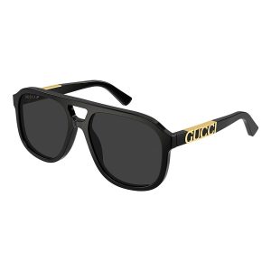 Kính Mát Gucci Unisex Black Sunglasses GG1188S-001 Màu Đen Size 58 - Duy Hoang