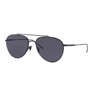 Kính Mát Lacoste Modified Rectangular Metal Ultra-Thin Sunglasses L195S 424 Màu Xanh/Đen - Duy Hoang