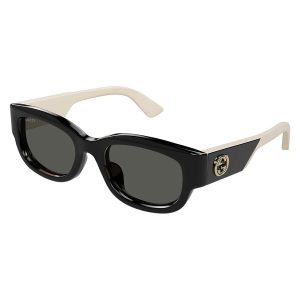 Kính Mát Nữ Gucci GG1667SK 001 Sunglasses Màu Đen Trắng - Duy Hoang
