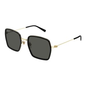 Kính Mát Nữ Gucci GG1848S 001 Màu Xám Vàng - Duy Hoang