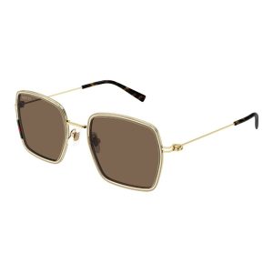 Kính Mát Nữ Gucci GG1848S 003 Màu Nâu Vàng - Duy Hoang