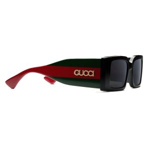 Kính Mát Nữ Gucci Rectangular Frame Sunglasses GG1860S Màu Đen - Duy Hoang