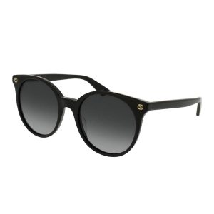 Kính Mát Nữ Gucci Sunglasses GG0091S 001 Màu Xám/Đen - Duy Hoang