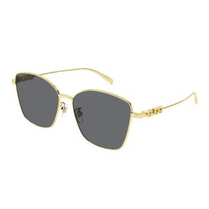 Kính Mát Nữ Gucci Sunglasses GG1805SA 001 Màu Xám Vàng - Duy Hoang