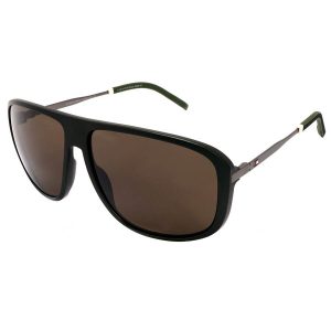 Kính Mát Tommy Hilfiger Brown Aviator Men's Sunglasses TH 1802/S 0DLD/70 61 Màu Xanh Xám - Duy Hoang