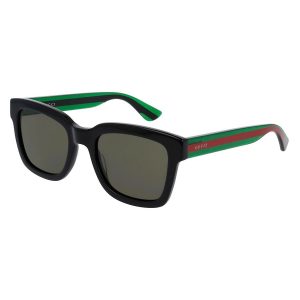 Kính Mát Unisex Gucci GC Acetate Sunglasses GG0001SN Màu Đen Xanh - Duy Hoang