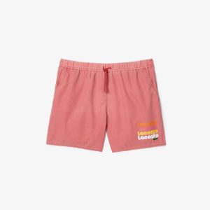 Quần Bơi Lacoste Nam Dài Vừa Phải Hiệu Ứng Wash - Duy Hoang