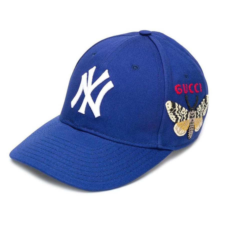 Mũ Gucci Baseball With NY Yankees Patch Cap Màu Xanh Blue - Duy Hoang