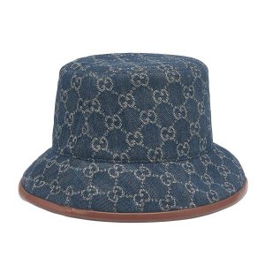 Mũ Gucci GG Canvas Bucket Hat 576371 4HAC3 4264 Màu Xanh Denim Size S - Duy Hoang