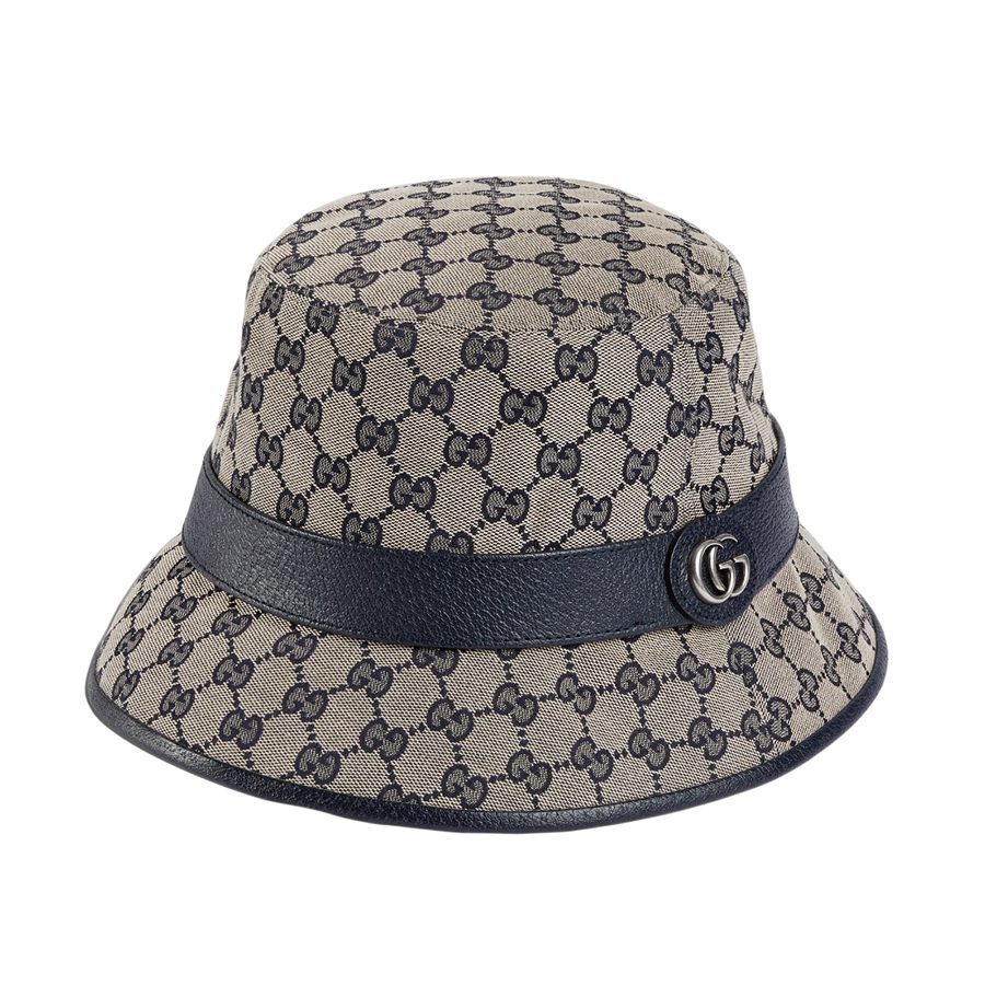 Mũ Gucci GG Canvas Bucket Hat 576587 4HG53 4068 Màu Xanh/Be Size M - Duy Hoang