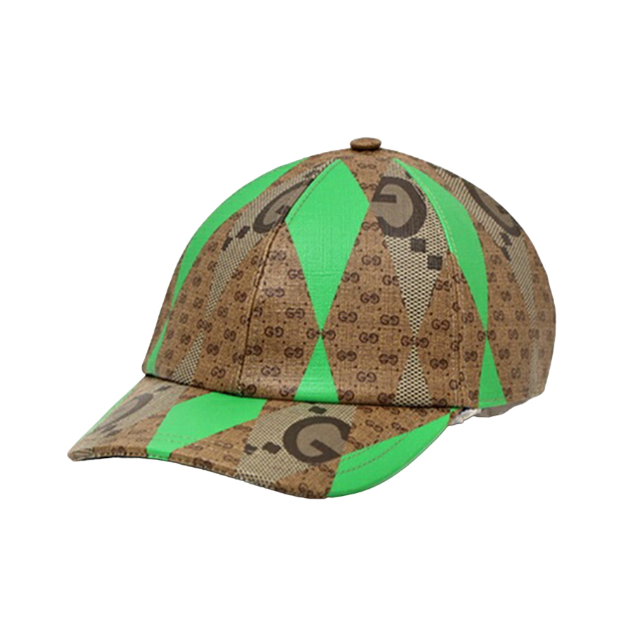 Mũ Gucci GG Supreme Baseball Hat 727478-4HAYC-9769 Màu Nâu/Xanh Size S - Duy Hoang