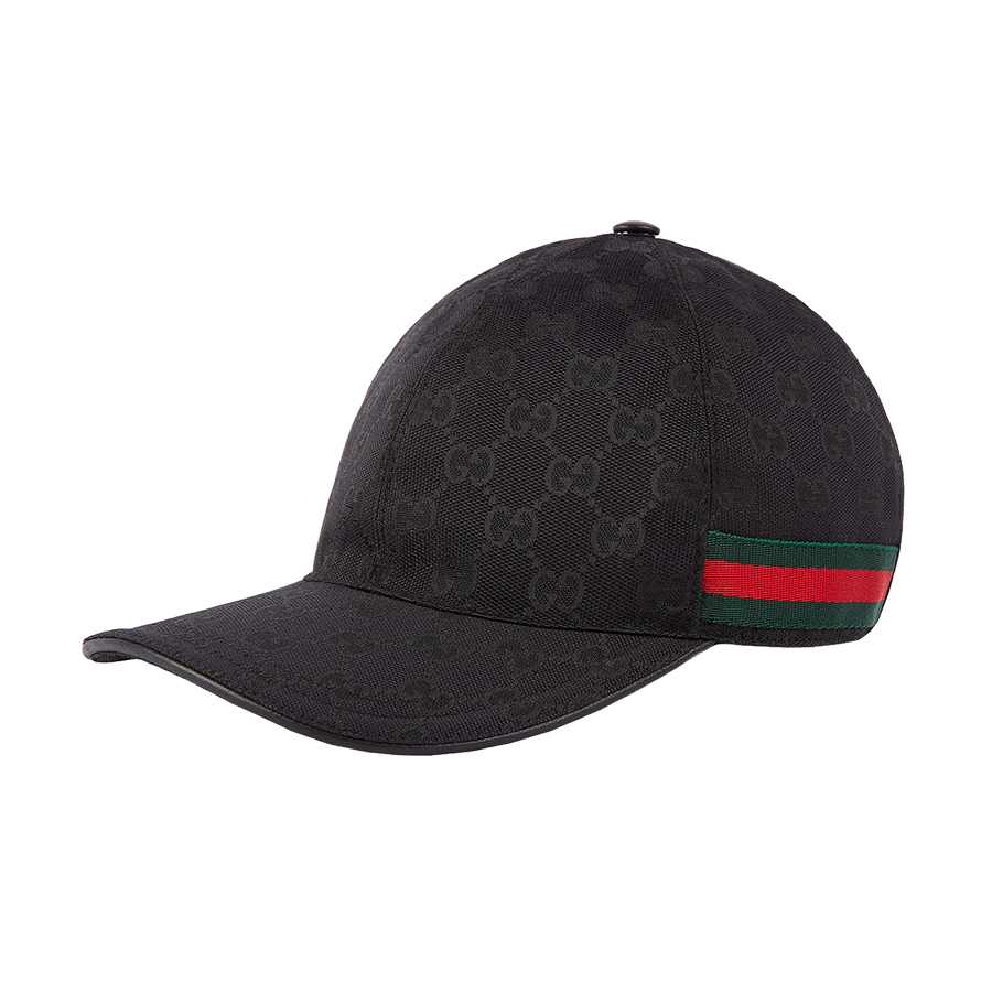 Mũ Gucci Original GG Canvas Baseball Cap With Detail 200035 KQWBG 1060 Màu Đen Size S - Duy Hoang