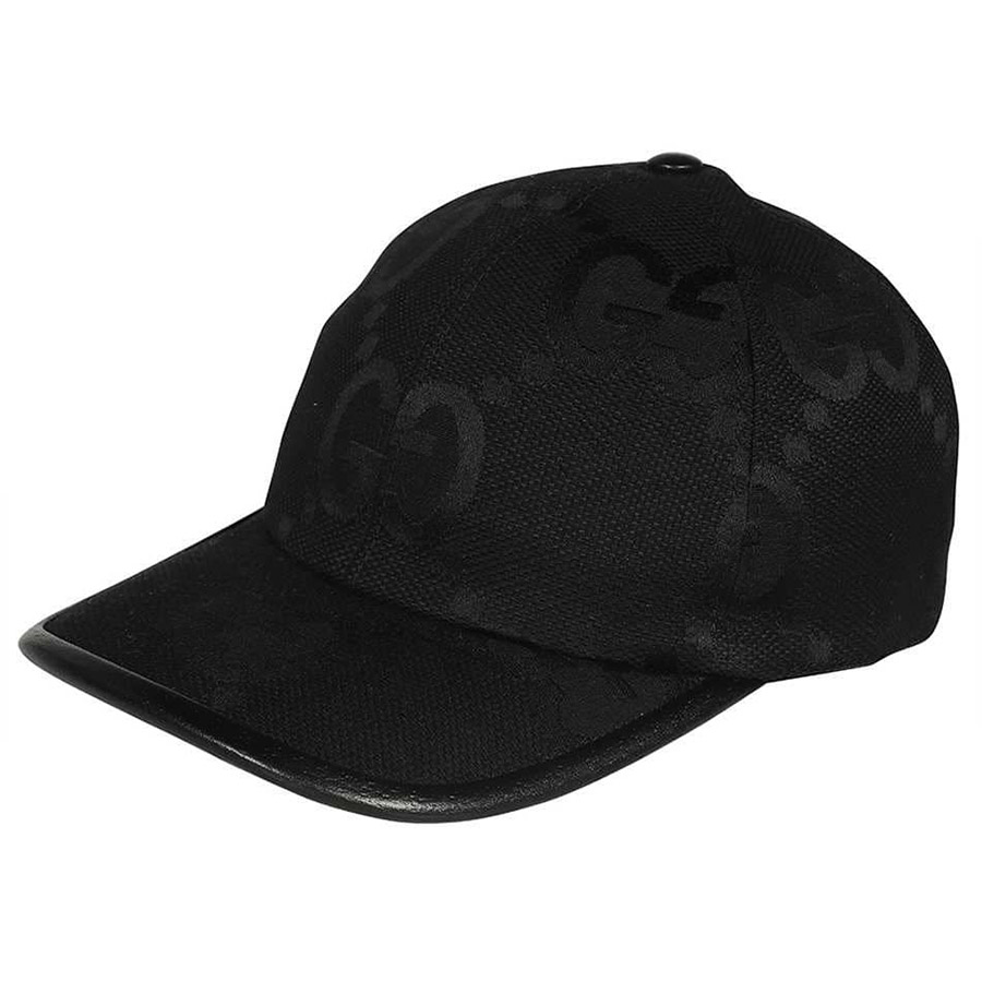 Mũ Nam Gucci Jumbo GG Baseball Hat Black Màu Đen Size M - Duy Hoang