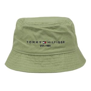 Mũ Tommy Hilfiger Brand Logo Casual Stylish Bucket Hat Màu Xanh Bơ Size 56 - Duy Hoang