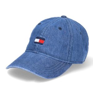 Mũ Tommy Hilfiger Mid Box Logo Cap Baseball 6941827 Màu Xanh Denim - Duy Hoang