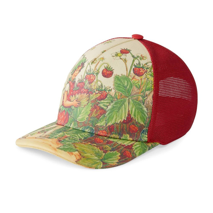 Mũ Trẻ Em Gucci Kids X Angela Lynne Strawberry Baseball Cap Phối Màu Size M - Duy Hoang