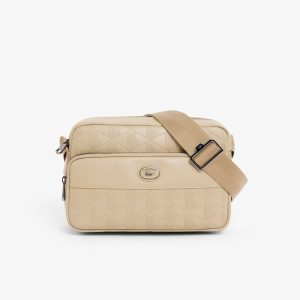 Túi Đeo Chéo Lacoste Nam Chất Liệu Da Họa Tiết Monogram - Duy Hoang