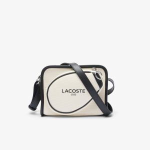 Túi Đeo Chéo Lacoste Unisex Phong Cách Tennis Chất Liệu Canvas - Duy Hoang