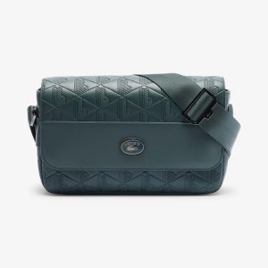 Túi Đeo Chéo Lacoste Unisex Nomogramme Chất Liệu Da Có Nắp Gập - Duy Hoang